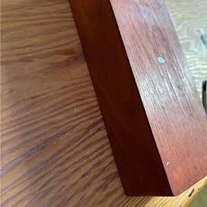 Wooden Box with Rich Brown Finish